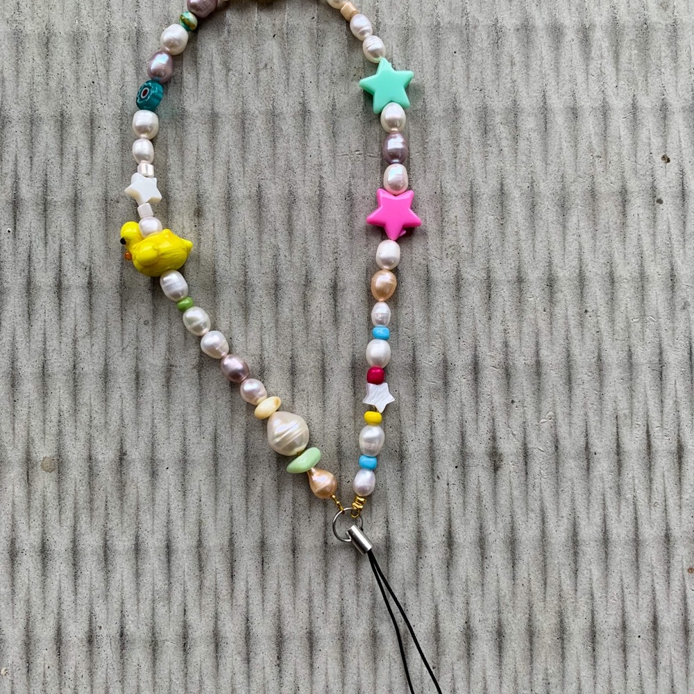 Duck Bead Phone Strap Charm String - Picture 3 of 5